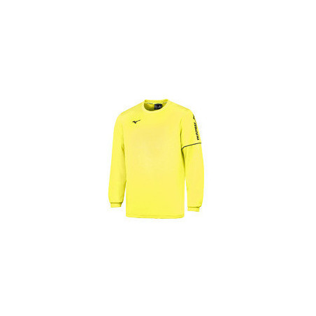 Sweat d'entraînement MIZUNO Sendai Round Neck JAUNE FLUO