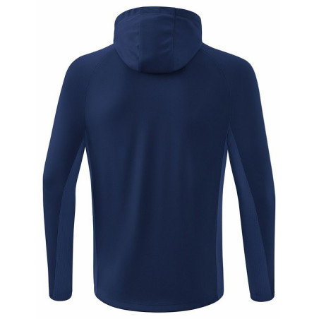 Veste d'entraînement à capuche Erima Liga Star MARINE/BLANC DOS