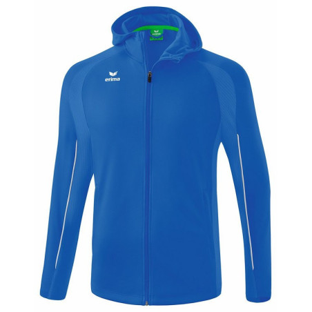 Veste d'entraînement à capuche Erima Liga Star BLEU ROI/BLANC