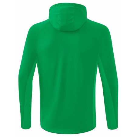 Veste d'entraînement à capuche Erima Liga Star EMERAUDE/BLANC DOS
