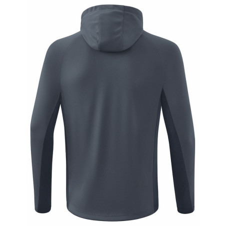 Veste d'entraînement à capuche Erima Liga Star GRIS/BLANC DOS