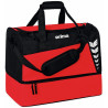 Sac de sport Erima Six Wings avec compartiment Small rouge noir face