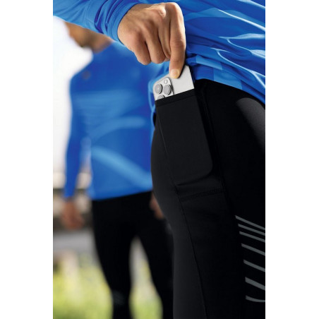 Collant long Racing Femme ERIMA NOIR POCHE PLAQUEE