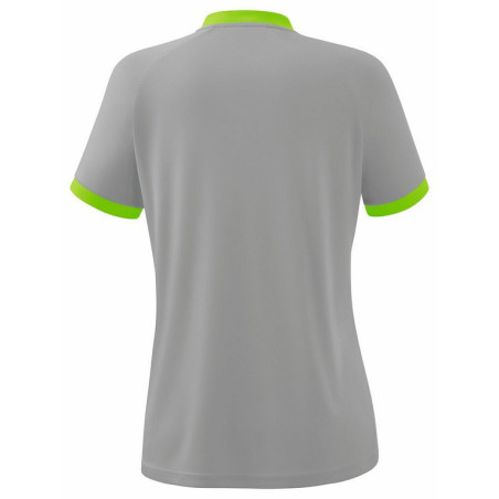 Maillot Mantua Femme ERIMA GRIS/VERT GECKO DOS