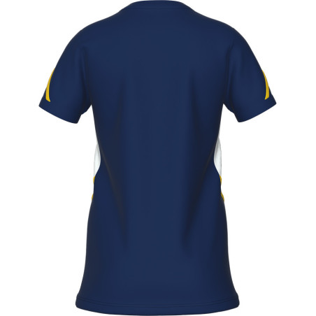 Maillot ERREA Corinne MARINE/BLANC/JAUNE DOS