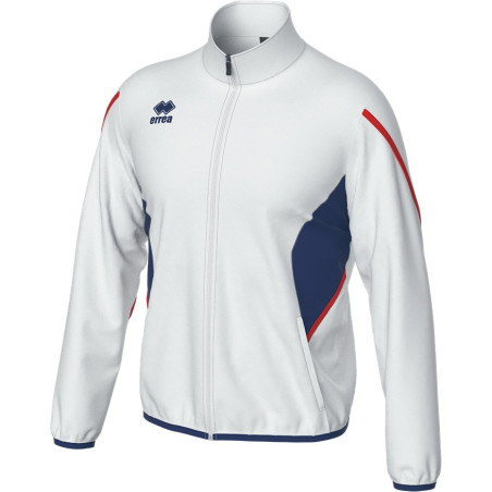 Veste de survêtement ERREA Christopher BLANC/MARINE/ROUGE