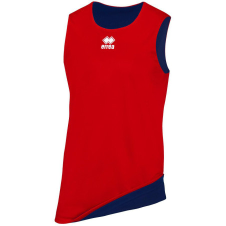 Maillot de basket ERREA Chicago réversible rouge et marine