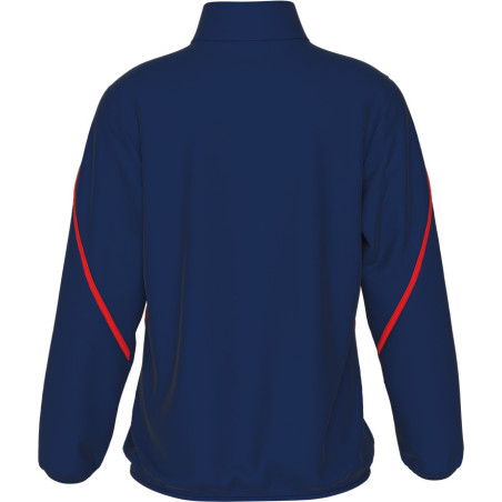Veste de survêtement ERREA CRISTINE MARINE/BLANC/ROUGE DOS
