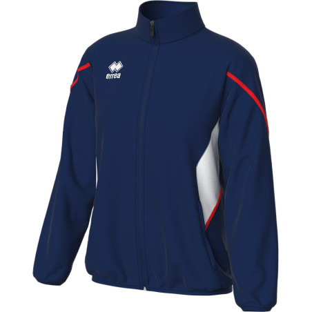 Veste de survêtement ERREA CRISTINE MARINE/BLANC/ROUGE