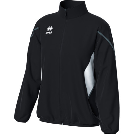 Veste de survêtement ERREA CRISTINE NOIR/BLANC/GRIS