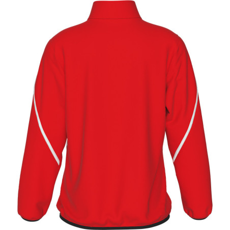 Veste de survêtement ERREA CRISTINE ROUGE/NOIR/BLANC DOS