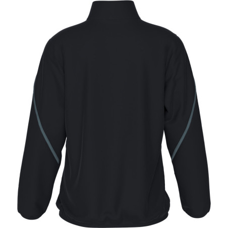 Veste de survêtement ERREA CRISTINE NOIR/BLANC/GRIS DOS
