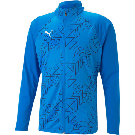 Veste de survêtement Club Puma Team Liga Graphic bleu roi face