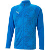 Veste de survêtement Club Puma Team Liga Graphic bleu roi face