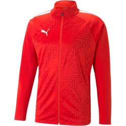 Veste de survêtement Club Puma Team Liga Graphic  rouge face