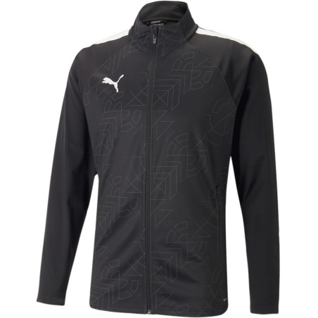 Veste de survêtement Club Puma Team Liga Graphic noir face