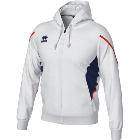 Veste à capuche ERREA Clancy BLANC/MARINE/ROUGE