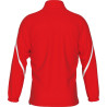 Sweat zippé ERREA Charles ROUGE/NOIR/BLANC DOS