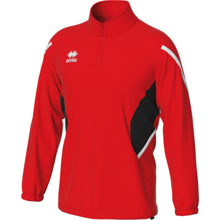 Sweat zippé ERREA Charles ROUGE/NOIR/BLANC