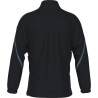 Sweat zippé ERREA Charles NOIR/BLANC/GRIS DOS