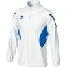 Sweat zippé ERREA Charles BLANC/BLEU ROI/MARINE