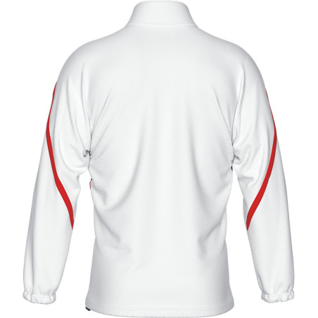 Sweat zippé ERREA Charles BLANC/MARINE/ROUGE DOS