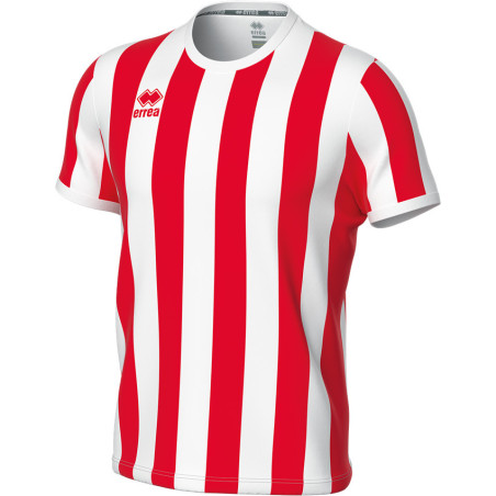 Maillot ERREA Strip ROUGE/BLANC