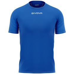 Maillot de football Capo interlock Givova bleu roi