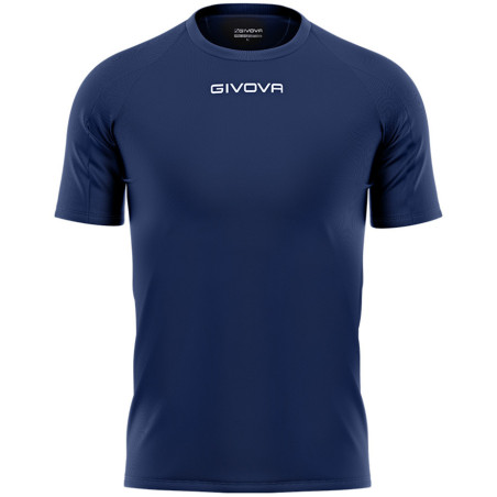 Maillot de football Capo interlock Givova bleu marine