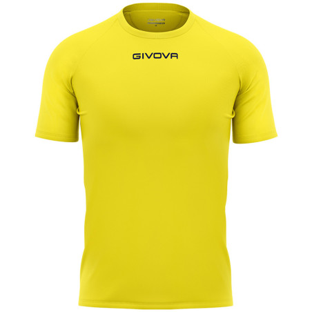 Maillot de football Capo interlock Givova Givova jaune