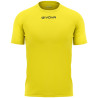 Maillot de football Capo interlock Givova Givova jaune