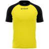 Maillot de football Capo interlock Givova jaune/noir