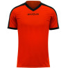 Maillot de football Revolution interlock Givova orange/noir