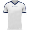 Maillot de football Revolution interlock Givova blanc/marine