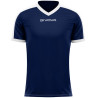 Maillot de football Revolution interlock Givova marine/blanc
