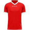 Maillot de football Revolution interlock Givova rouge/blanc