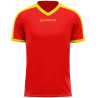 Maillot de football Revolution interlock Givova rouge/jaune