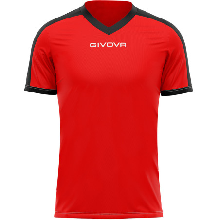 Maillot de football Revolution interlock Givova rouge/noir