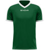 Maillot de football Revolution interlock Givova vert/blanc