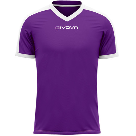 Maillot de football Revolution interlock Givova violet/blanc