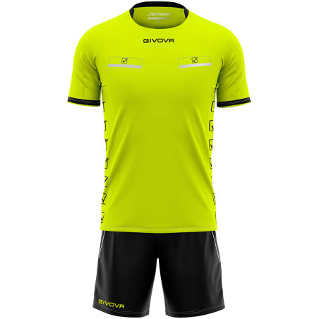 Kit de gardien de But Flag Givova jaune fluo/noir