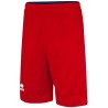 Short de basket ERREA Chicago réversible rouge et marine