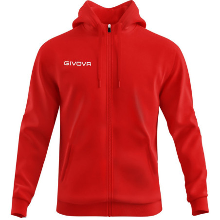 Veste à capuche Givova 500 rouge