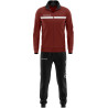 Ensemble de survêtement Givova Polarfleece bordeaux noir