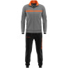 Ensemble de survêtement Givova Polarfleece gris orange fluo noir