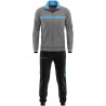 Ensemble de survêtement Givova Polarfleece gris bleu ciel noir