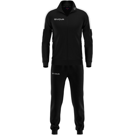 Ensemble de survêtement Givova Revolution noir blanc