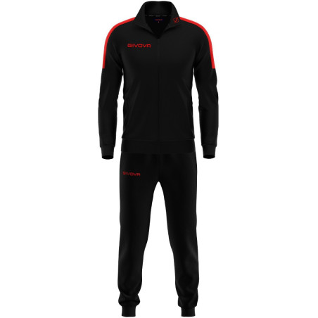 Ensemble de survêtement Givova Revolution noir rouge
