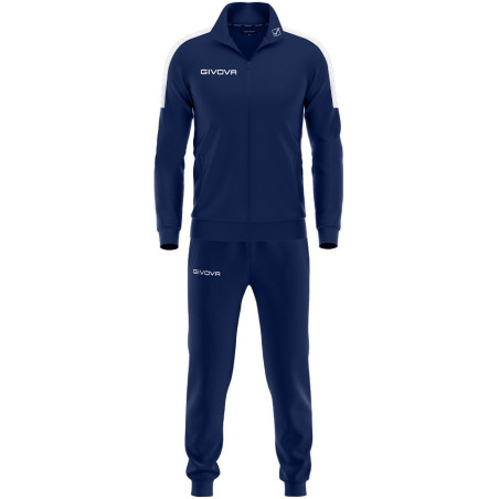 Ensemble de survêtement Givova Revolution marine blanc
