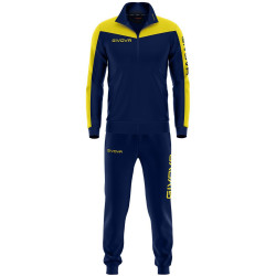Ensemble de survêtement Givova Roma marine jaune